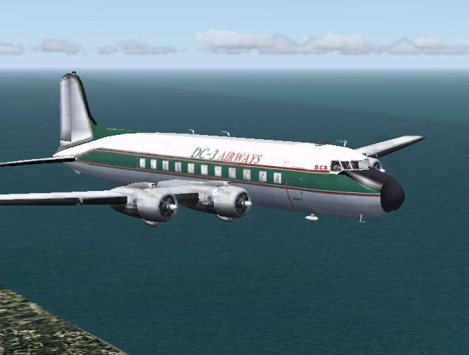 DC-4 in DC-3 Airways Colours