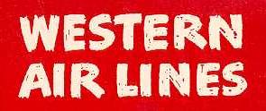 Western Airlines Logo