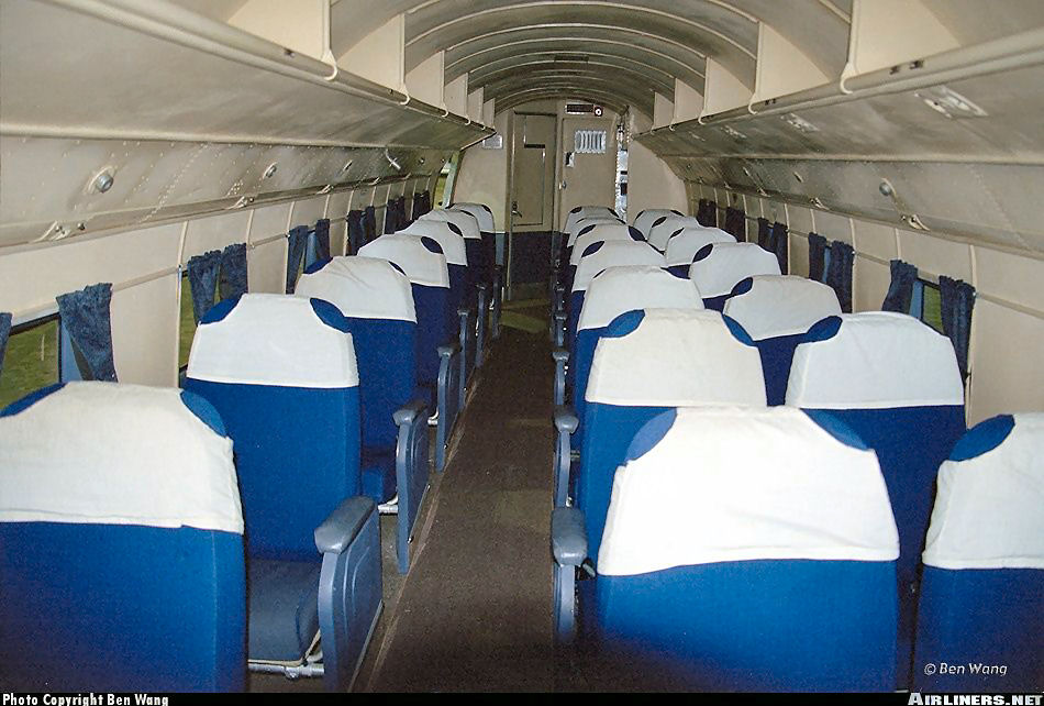 Ben Wang's DC-3 cabin photo