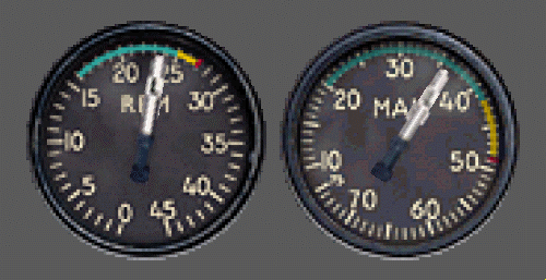 Tach & MP gauge
