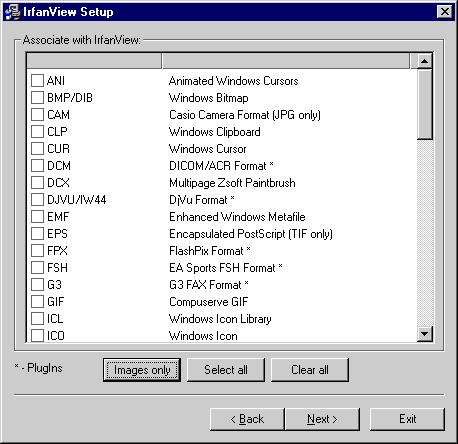 Ifranview install panel #3