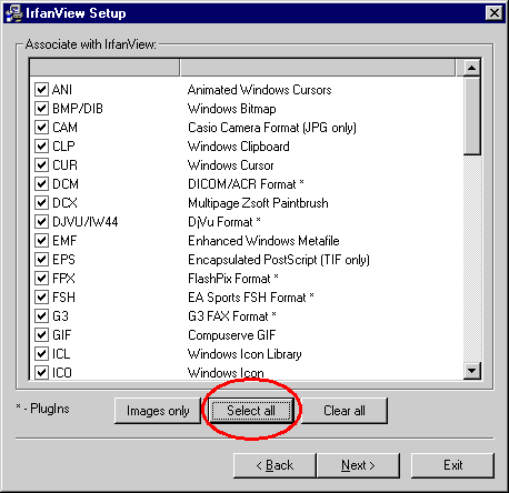 Ifranview install panel #4